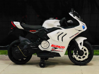 Детский двухколесный электромотоцикл Bupaiti Cross RR6500 с боковыми колесами 