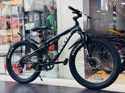 Детский подростковый велосипед полуфэтбайк DULUN 24DL 3.0 8s 24"х3.0" (рост 130-150 см)