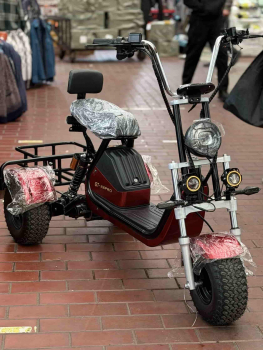 Трехколесный двухместный электроскутер (трицикл) GT CityCoco X6 PRO Trike (3000w Li-ion 48v 23Ah)