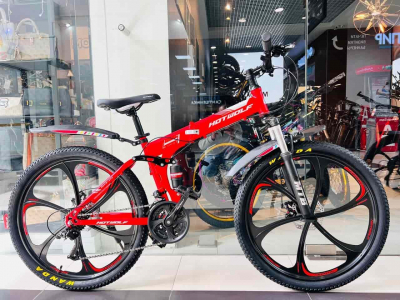 Велосипед складной на дисках двухподвес HOTWOLF 26HW 376 24s 26" (рост 140-175 см)