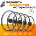Комплект электрификации Медведь 20-29" 250w переднее редукторное