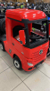Детский электромобиль грузовик (тягач) с крышей Mercedes-Benz Actros 4WD 24V HL358