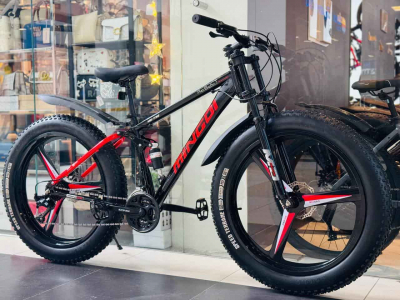 Велосипед фэтбайк двухподвес на литых дисках MINGDI 732 26" (рост 160-175 см)