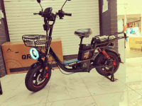 Электроскутер с педалями (электровелосипед) двухместный Qronge M3 Pro (16R 1200w Li-ion 60v 30Ah)
