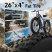 Электро фэтбайк (электровелосипед) Qronge Thunder R26х4.0" (500w 48v 18Ah)