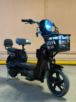 Электроскутер с педалями (электровелосипед) двухместный  SK8  500w Li-ion 48v 12Ah