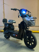 Электроскутер с педалями (электровелосипед) двухместный SK8 (XKY) 16R 500w Li-ion 48v 12Ah 