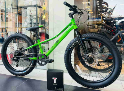 Детский подростковый велосипед полуфэтбайк Timetry TT274 7s 24"х3.0" (рост 120-145 см)